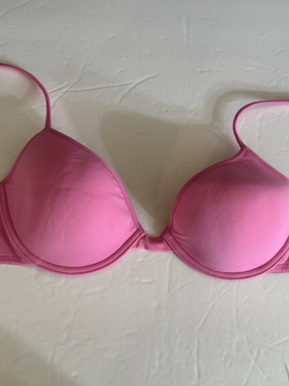 NWT Victoria's Secret Pink T-Shirt Bra-Push-Up, Underwire, Adj Straps Sz. 34B